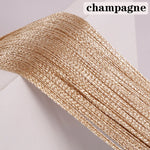 rideaux decoratifs moderne semi transparents franges violet blanc cassé rouge vert bleu rose beige