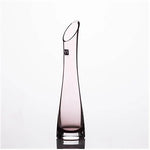 vases modernes violet gris bleu transparent décoration intérieure table contemporain
