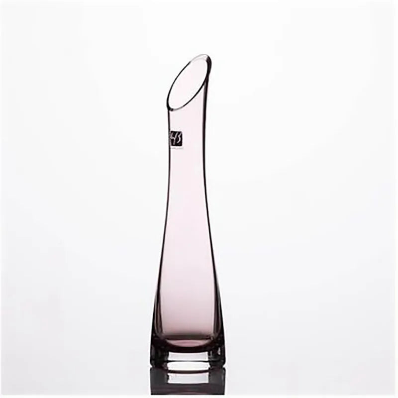 vases modernes violet gris bleu transparent décoration intérieure table contemporain