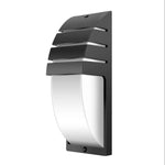 applique murale moderne led 12w noir étanche ac85265v polycarbonate