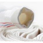 tuyau d'incendie polyester haute pression blanc lignes rouges bleues 5m 10m 20m adaptateurs