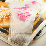 sacs pâtisserie blancs imprimés happy birthday aiguilles métalliques coniques kit pâtisserie outils cuisine decoration