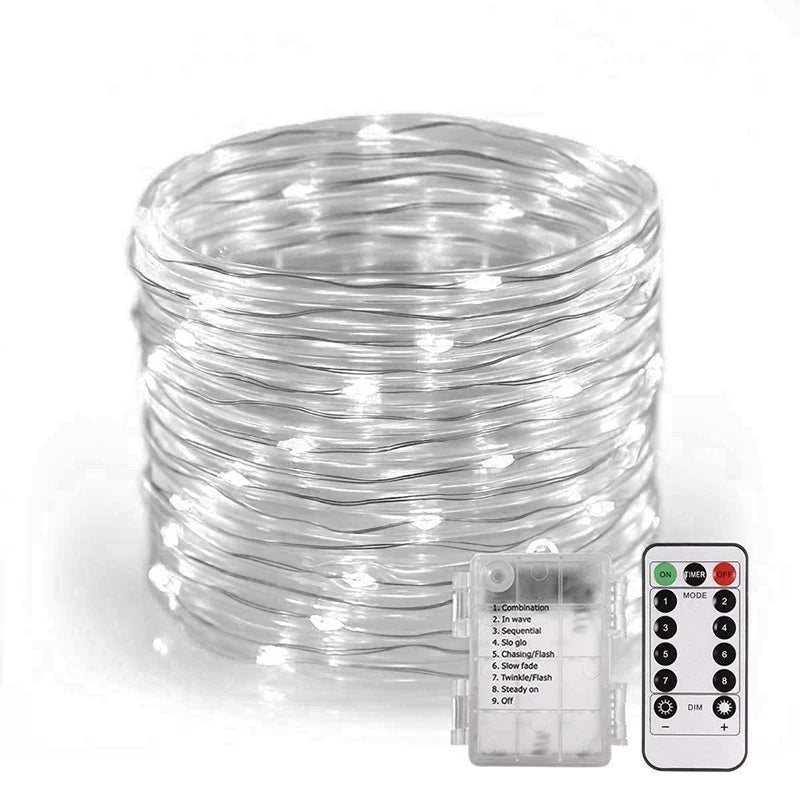 ruban lumineux led multicolore filé moderne télécommande adhésif noël anniversaire mariage fêtes années nouvelles