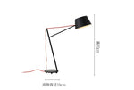 lampe sol moderne noir rouge led éclairage intérieur minimaliste vintageTouchable Interrupteur Marche Arrêt