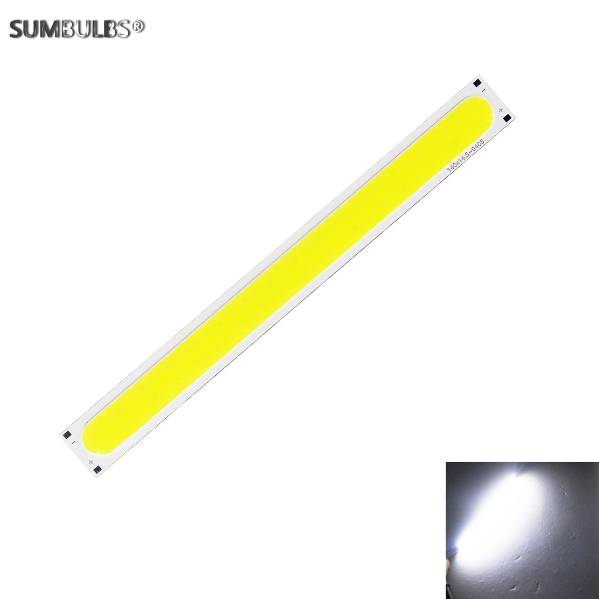 lampe led jaune blanche moderne adhésive 140x14.5mm 600 lumens 20000h