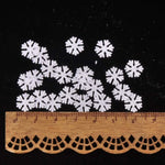 feutre flocons neige blanc non tissé scrapbooking décoration artisanat bricolage fêtes noël appliques 10