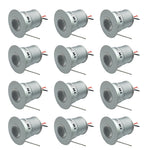 Mini spotlight LED argenté 3W 12V 24V moderne câble grille refroidissement