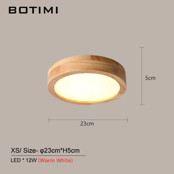 lampe moderne bois blanc texture naturelle éclairage quotidien led montée surface
