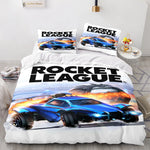 Ensemble de literie Rocket League sur un lit double