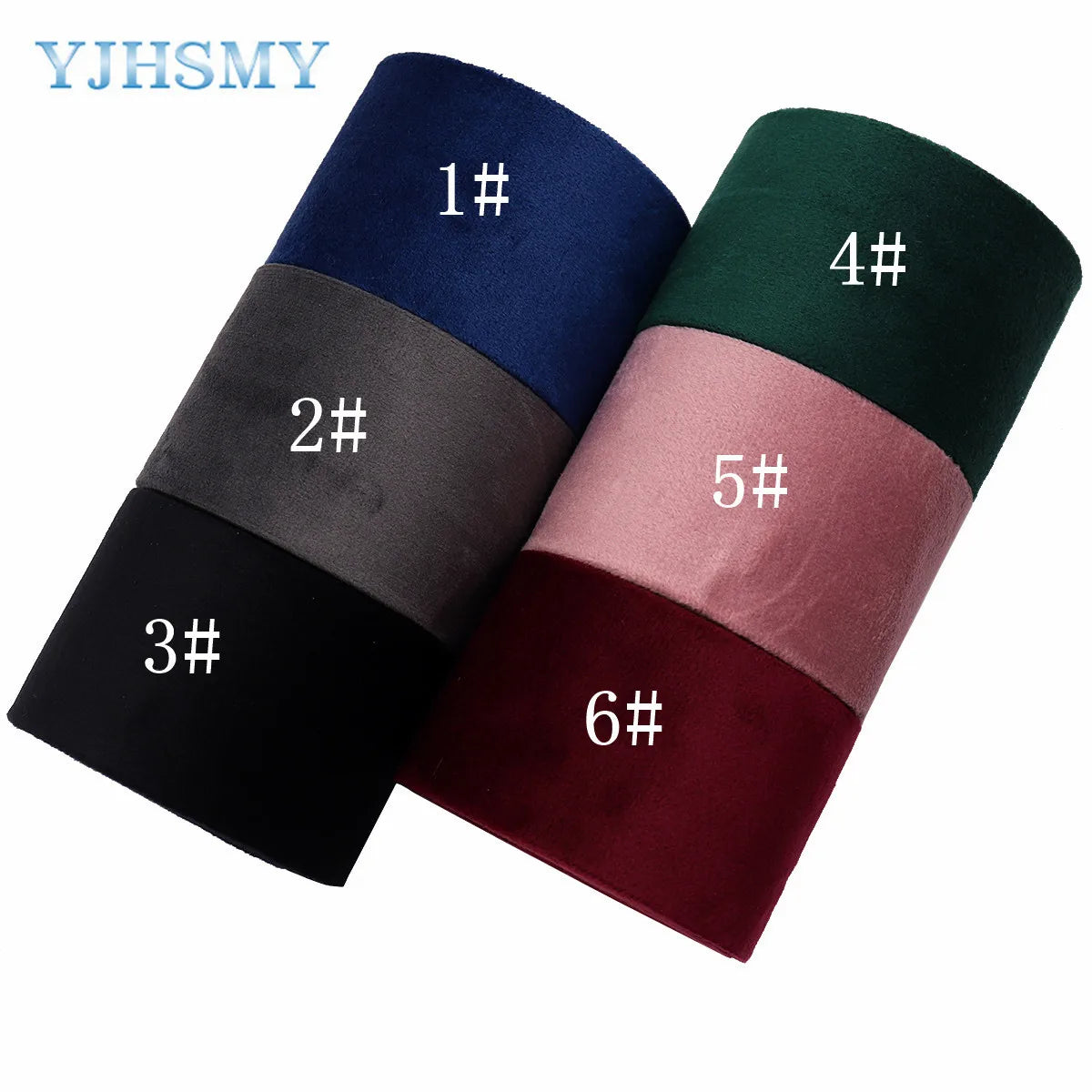 ruban velours uni bleu marine gris vert rose bordeaux 10mm 25mm 50mm opacité classique