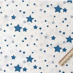 tissu coton 160cm largeur étoiles moderne rose blanc gris décoration literie coussins patchwork