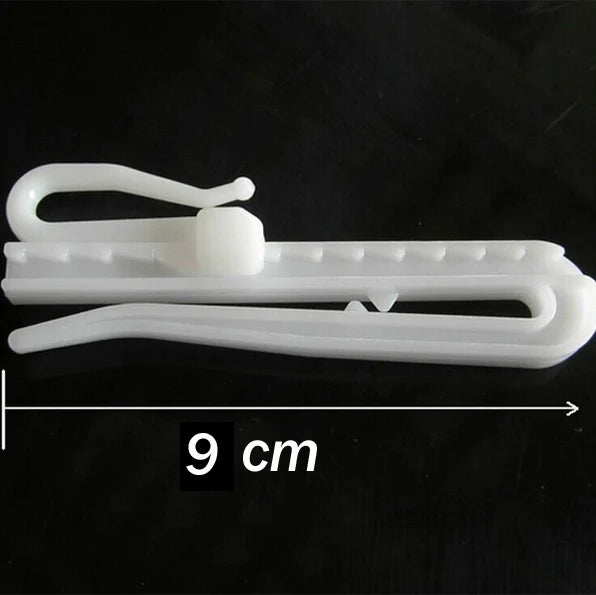 clips fixation blancs anneaux rideau plastique haute qualité modernes visible 7cm 9cm