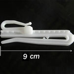 clips fixation blancs anneaux rideau plastique haute qualité modernes visible 7cm 9cm