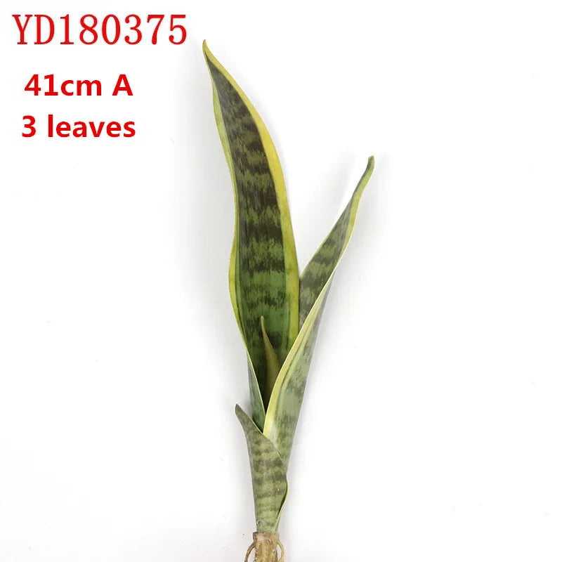 plantes artificielles vertes feuilles tropicales moderne decoration intérieure extérieur aloe vera sansevieria branches longues
