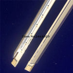 barre led argentée adhésive moderne flux lumineux 2492000cc 32leds 514mm