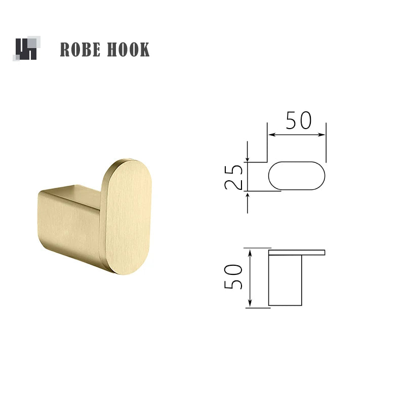 porte serviettes or brossé ensemble porte savon porte papier toilette salle bain inoxydable métal
