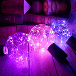 ampoule led multicolore filaments spirales moderne décoration chambre e27 2700k 6500k 50000h