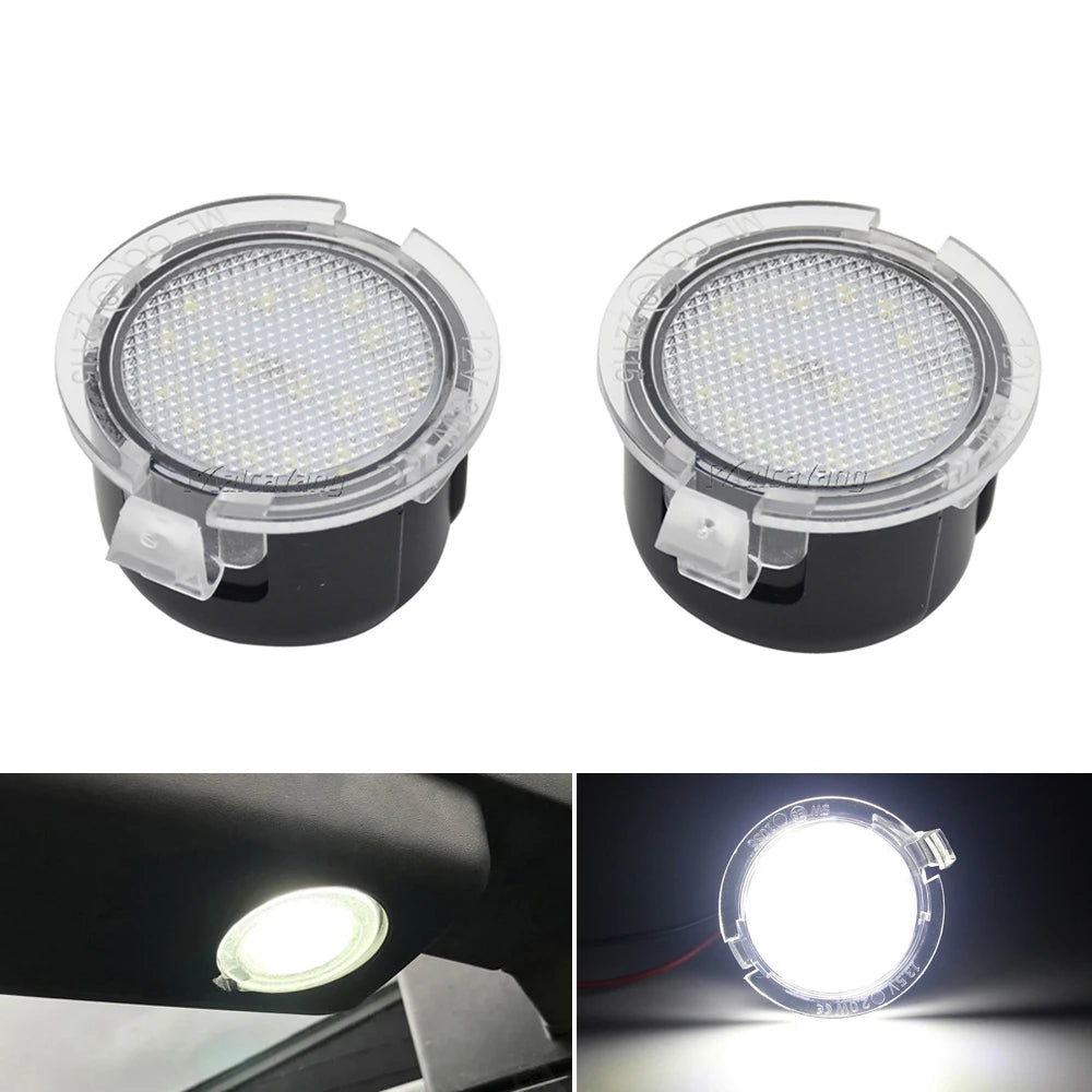 lampe voiture led moderne adhésive noir blanc transparent 2400lm 12v