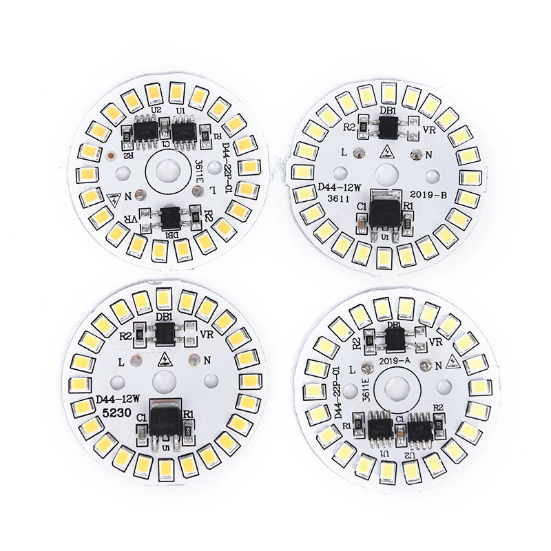 plaque led circulaire diodes blanc moderne 12w 15w 3w 5w 7w 9w opaquet