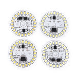 plaque led circulaire diodes blanc moderne 12w 15w 3w 5w 7w 9w opaquet