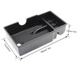 organisateur console centrale noir boite rangement accoudoir plastique abs compartments insert utilitaire.functional