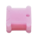 bobines fil transparentes modernes couleur rose blanc vert bleu rangement fil coudre