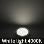 projecteur led ultrafin blanc argent moderne câble blanc 12v 24v rond lisse