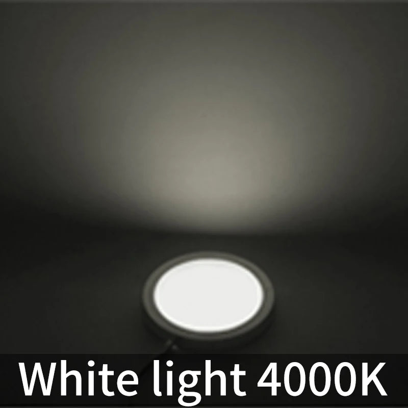 projecteur led ultrafin blanc argent moderne câble blanc 12v 24v rond lisse