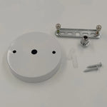 disques suspension or noir argent rose modernes vis tige fixation plaque fixation