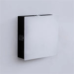 lampe murale moderne argentée chambre entrée étude quatre leds minimalistes