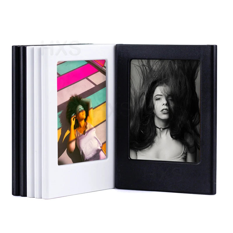 cadres photo magnétiques instax mini fujifilm bleu rose noir blanc modernes