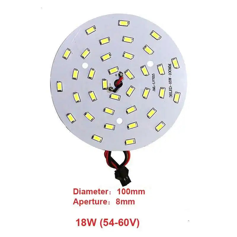 plaque led moderne diamètre 32mm 45mm 55mm 65mm 85mm 138mm led rond gris métallique
