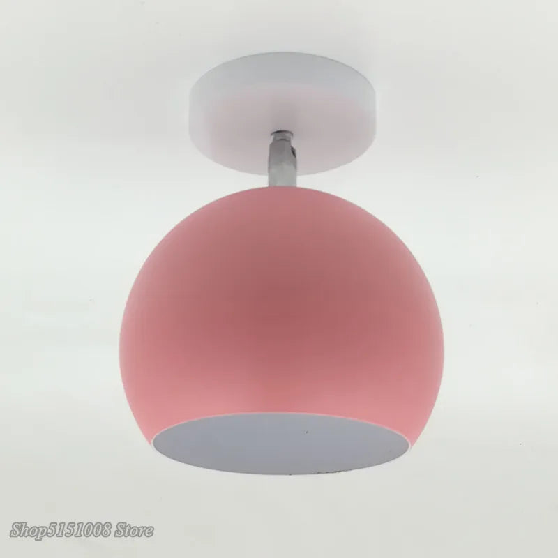 lampe suspension vert moderne minimaliste nordique matériau métal interrupteur bouton