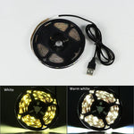 ruban led flexible blanc blanc chaud adhésif moderne 5v 60leds/m 50000heures usb decoration salon