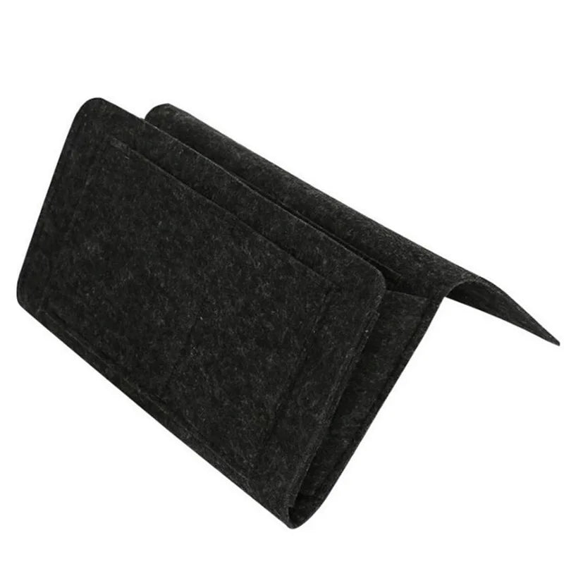 sac rangement gris moderne poche tablette smartphone écouteurs fruits pliable respectueux environnement multifonctionnel salon