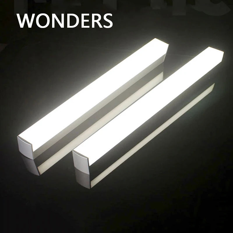 lampe led moderne mur blanc acrylique 55cm 40cm 25cm 22w 16w 12w
