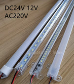 barres lumineuses led alu smd 2835 5630 12v 220v 24v blanc decoration murale maison