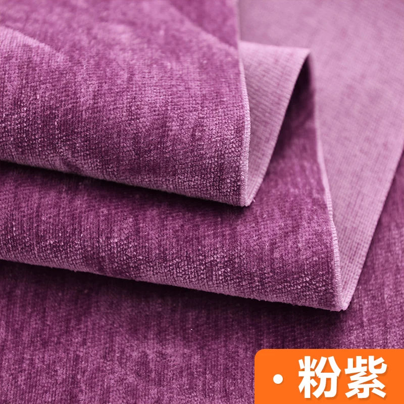 tissu chenille résistant couleurs solides large choix bricolage maison sofa tablecloth thickness epais