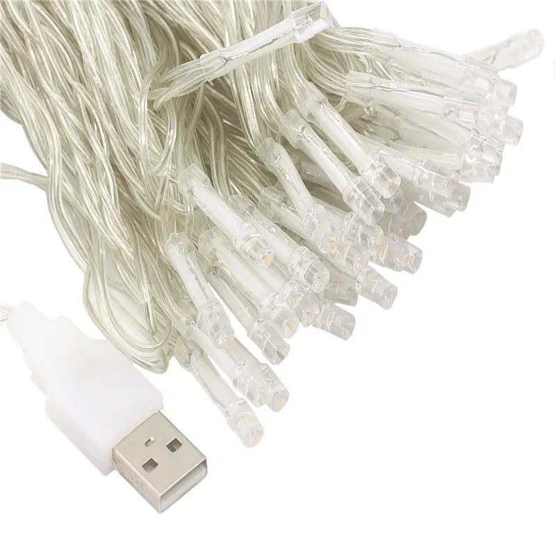 guirlande lumineuse rgb blanc translucide 10m led modernes noël décoration chambre salon