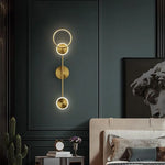 applique murale or moderne minimaliste éclairage led cuisine contemporain fixée mur translucide nordique