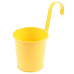 Pots fleurs fer rouge vert rose orange classiques anneau suspension mur balcon jardin moderne