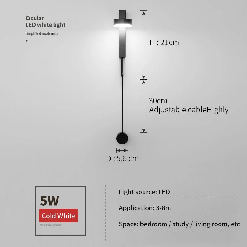 lampe murale ajustable moderne noir doré gris vert éclairage quotidien chambre salon salle manger