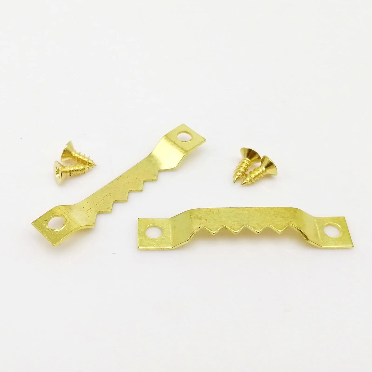 clips métalliques noir argent doré modernes vis finition brillante tableaux