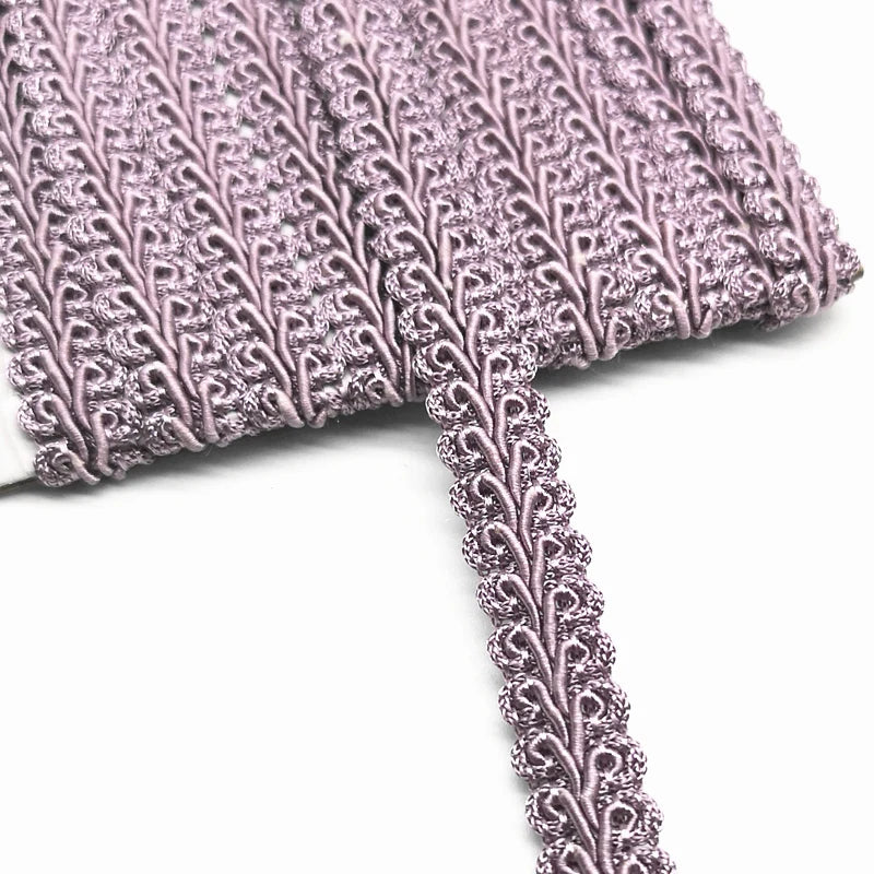 ruban dentelle motif floral couleur rose bleu violet classique yards polyester coton echangement mariage