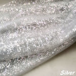 tissu polyester brillant effet paillettes moderne vert pastel rose violet bleu clair opaque décoration