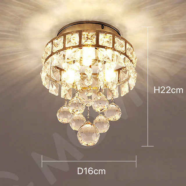 lustre moderne cristal transparent argenté plus 20 ampoules led monté surface