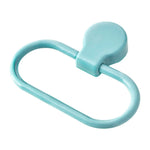 porte serviettes adhésif moderne vert bleu rose blanc microfibre salle bain cuisine