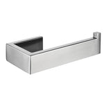 porte serviettes moderne acier inoxydable brossé argenté fixé vis ensemble quincaillerie salle bains métal
