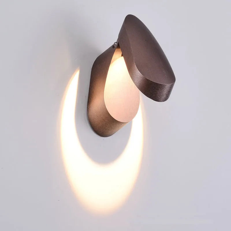 lampe murale moderne mur applique øillets noir bronze gris blanc