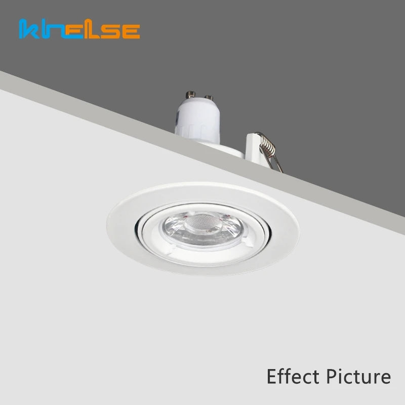 Spot LED blanc moderne clips orange compatible GU10 MR16 5W 90 260V